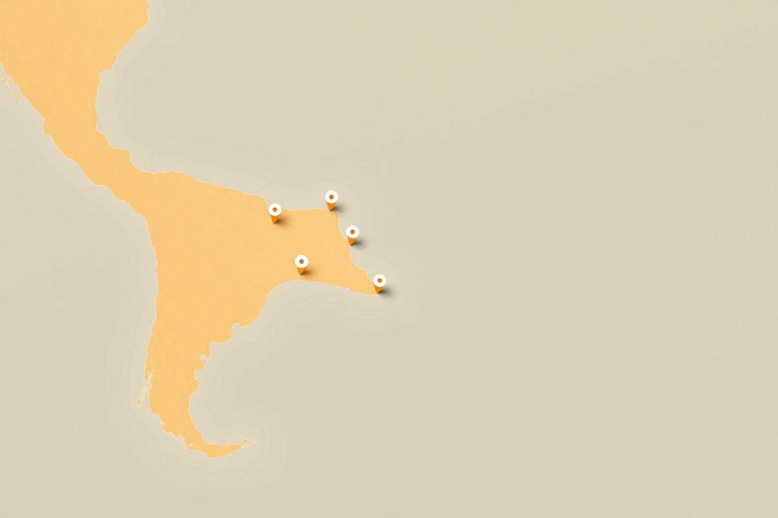 Mapa visual de operación para alojamientos temporales rentables en LATAM.