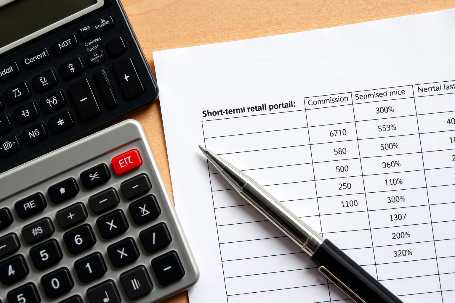 Administrador de Airbnb calculando costos, alcance del servicio y rentabilidad de una propiedad.